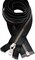36" Exposed Zippers YKK #5, Antique Copper Finished - Medium Weight Separating Bottom Color Black (1 Pack/zipper).